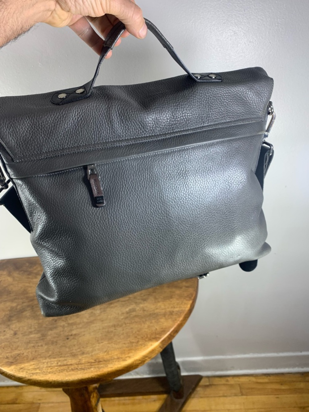 Rudsak made in Canada large unisex computer leather bag - Picture 4 of 14